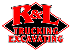 R & L Trucking and Excavating Logo